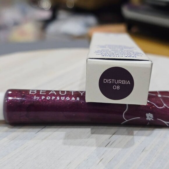 POPSUGAR “Be The Boss” Lip Gloss – Disturbia Purple, Glossy Finish, 10ml NWT - Picture 3 of 7